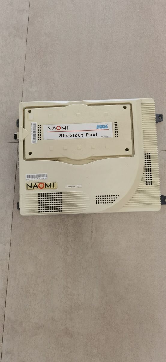Sega naomi sistema + shootout pool + periféricos