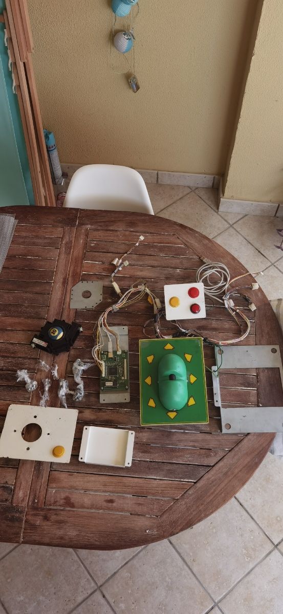 Sega naomi sistema + shootout pool + periféricos