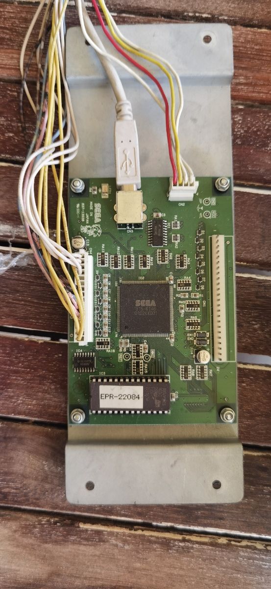 Sega naomi sistema + shootout pool + periféricos