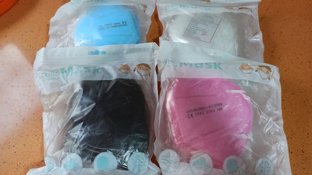 Mascarillas infantiles FFP2