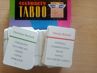 Juego TABOO / TABÚ en francés 