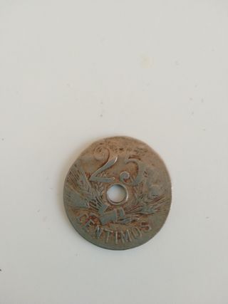 Moneda 25 céntimos 1927