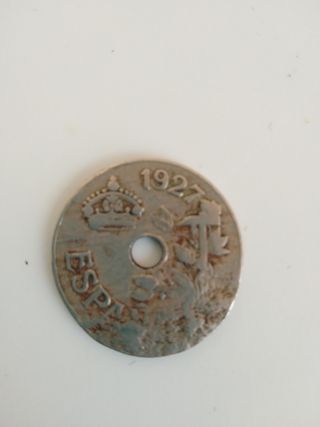 Moneda 25 céntimos 1927