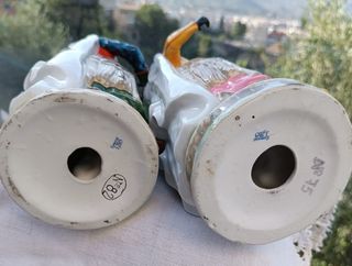 Figuras cerámica de filás de Alcoy