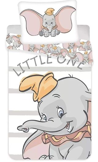 colcha cuna dumbo reversible