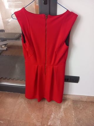 Vestido corto rojo