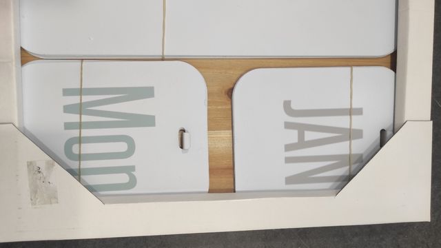 Calendario de madera