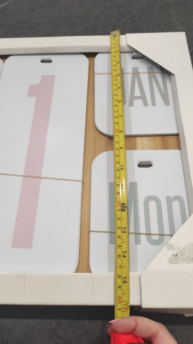 Calendario de madera