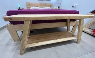 Banco de madera reciclada