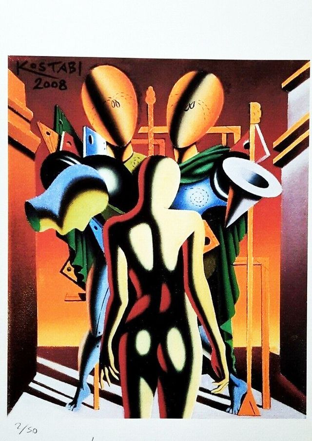 Mark Kostabi - Sin título, 2020 - Edición limitada