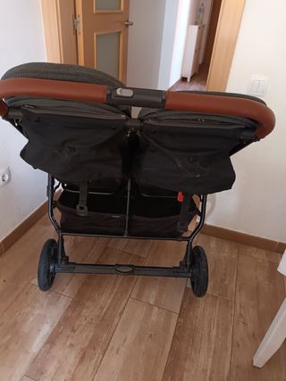 Carrito de bebe gemelar