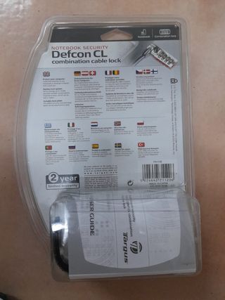 Cable de acero antirrobo portatil