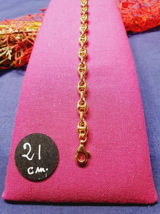 Pulsera Calabrote 21.Oro 18kl. TAMBIÉN CADENAS