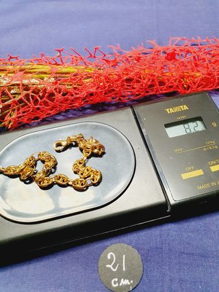 Pulsera Calabrote 21.Oro 18kl. TAMBIÉN CADENAS