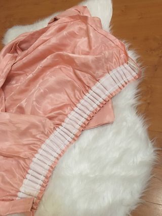 Cortinados de Cetim Salmao