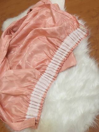 Cortinados de Cetim Salmao