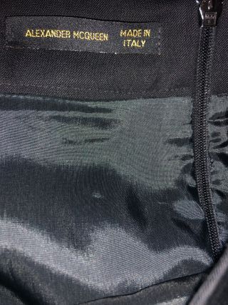 ALEXANDER McQUEEN (Real) 90's Paneled Black Skirt