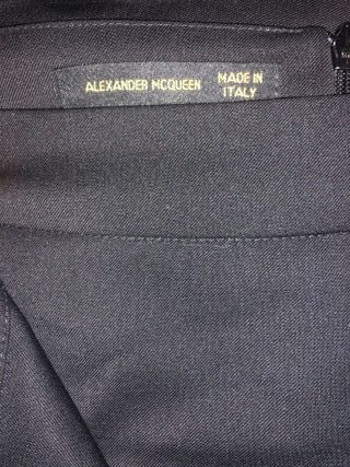 ALEXANDER McQUEEN (Real) 90's Paneled Black Skirt