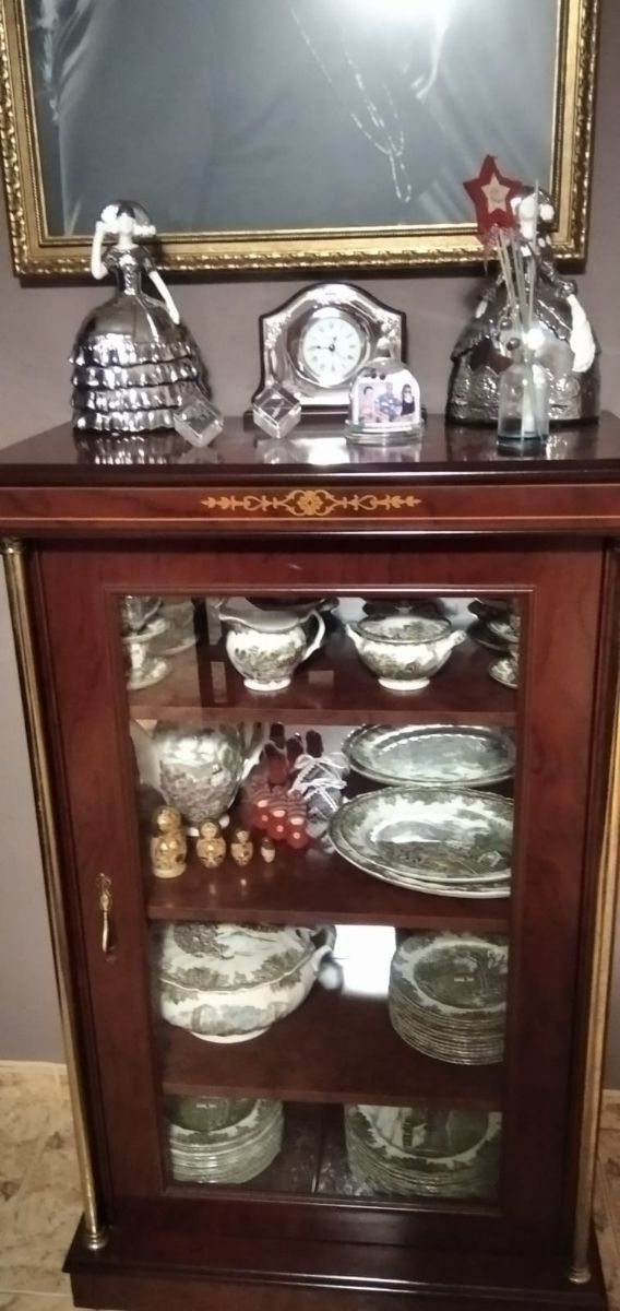 Vagilla porcelana  Johnson Brothers con vitrina.