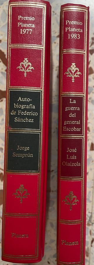 Pack libros antiguos Premios Planeta