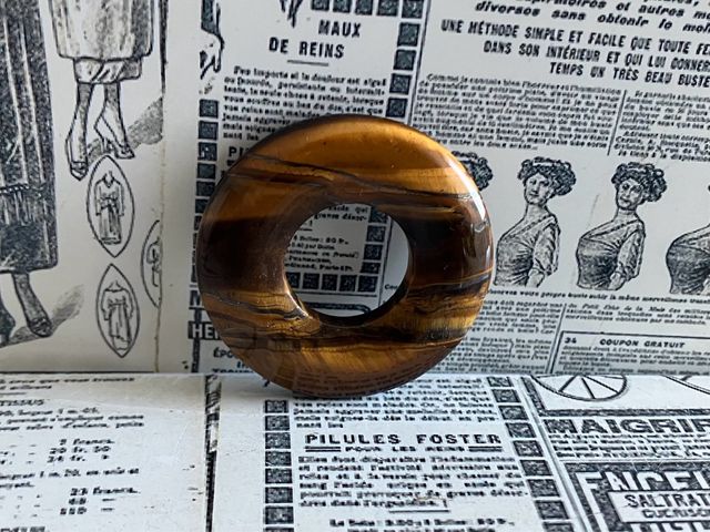 Colgante Piedra OJO DE TIGRE 3 Centímetros