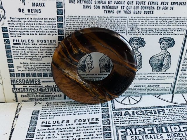 Colgante Piedra OJO DE TIGRE 3 Centímetros