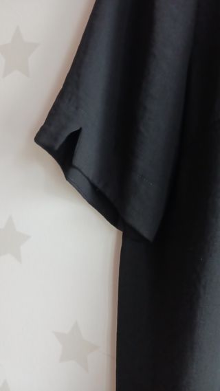 Camiseta Negra Talla 40 Negra