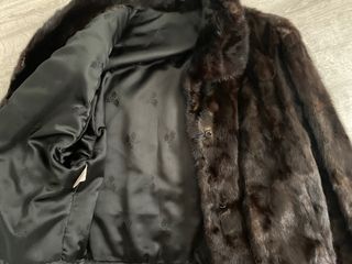 Chaquetón color visón vintage