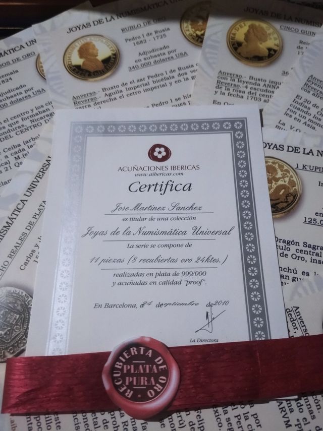 oro y plata colección