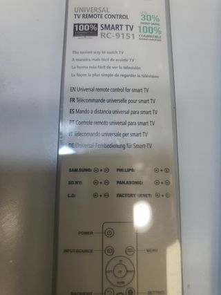 mando universal smart tv