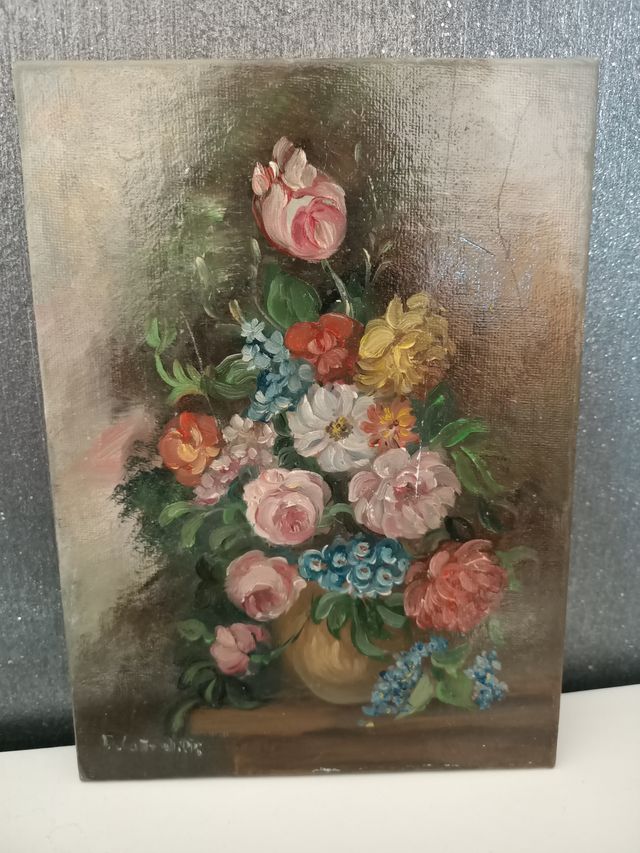 Coppia quadretti dipinti a mano