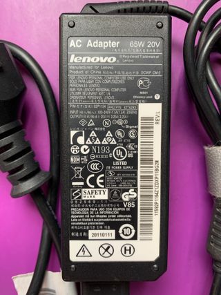 Cargador ordenador Lenovo