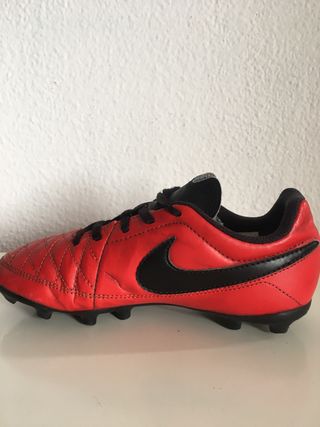NIKE MAJESTRY FG- NEGRO/ROJO