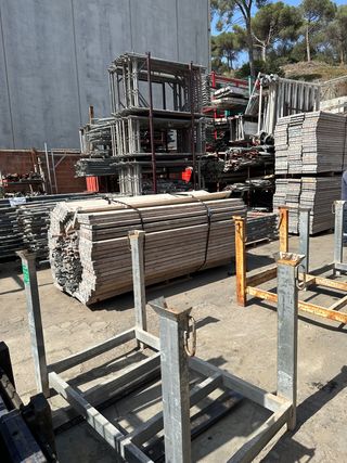 Andamio Pletac europeo fachada homologado