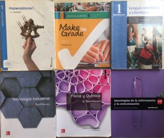 Libros 1º Bachiller 