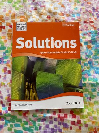 Solutions libro inglés