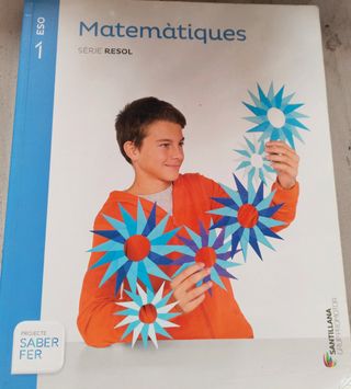 Libro de texto matemáticas primero ESO
