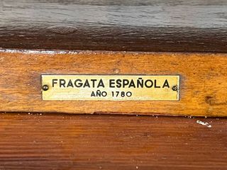 Maqueta fragata española 1780