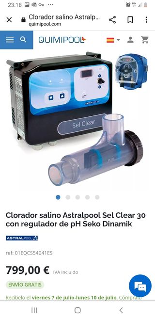 clorador salino, limpiezas e instalaciones