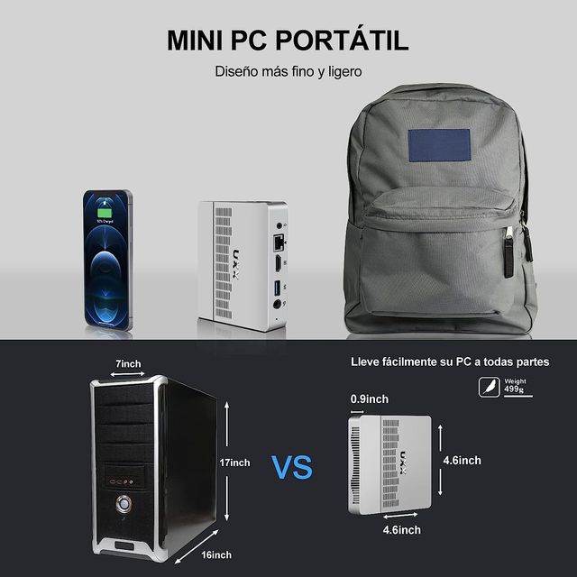 *Mini PC Win 10 Pro 64GB ROM, 6GB RAM*