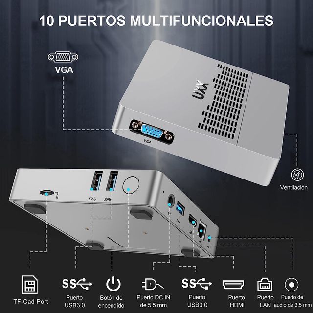 *Mini PC Win 10 Pro 64GB ROM, 6GB RAM*