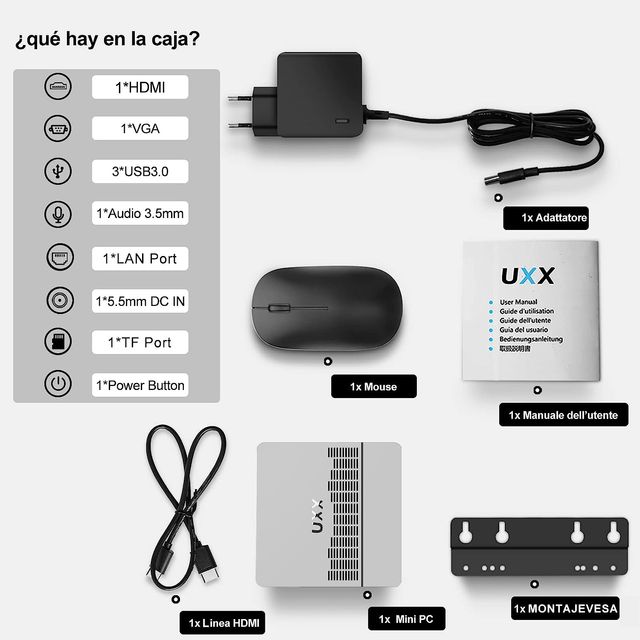 *Mini PC Win 10 Pro 64GB ROM, 6GB RAM*