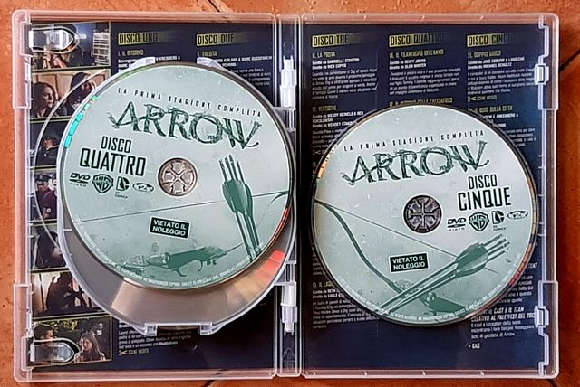 Arrow Prima Stagione Completa 1 con 5 DVD Ita