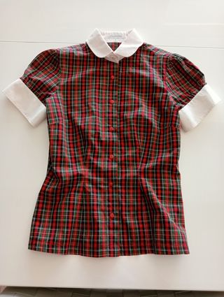 Camicetta check da donna