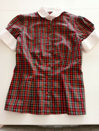 Camicetta check da donna