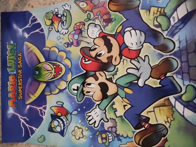 Poster Mario y Luigi Gameboy