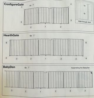 Parquecito infantil hexagonal BabyDan