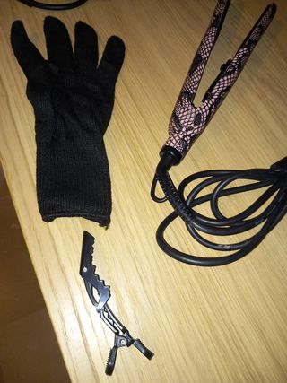 Rizador, plancha grande y pequeña.