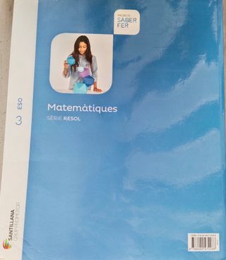 Libro de matemáticas tercero ESO
