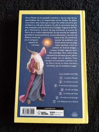 Libro Harry Potter y la Piedra Filosofal